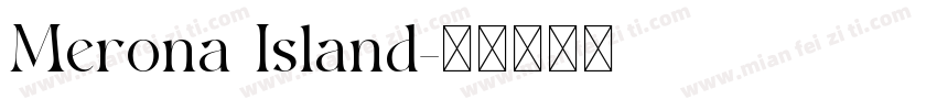 Merona Island字体转换